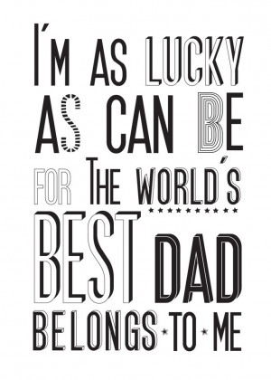 World's Best Dad Print