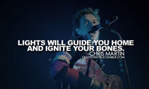 Chris Martin Coldplay Quotes