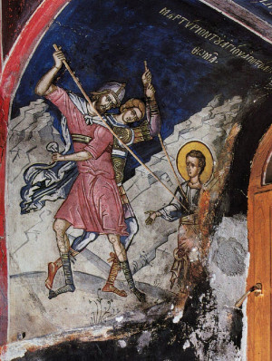 The martyrdom of St. Thomas the Apostle ( http://pravicon.com/images ...