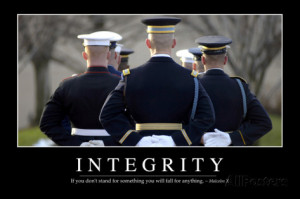 Integrity: Inspirational Quote and Motivational Poster Photographic ...