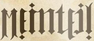 it reads something different upside down) of ich will and mein teil