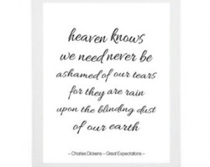 Book quote poster- Charles Dickens- Great Expectations quote- literary ...