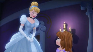 Cinderella as seen in Sofia the First: Once Upon a Princess .