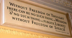 Freedom of speech and freedom of the press are among the founding ...