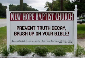 Church Signs Sayings