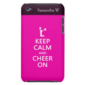 keep_calm_and_cheer_on_cheerleader_pink_case ...