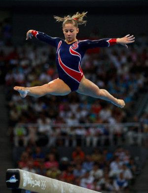 Shawn Johnson Gymnastics Leap Picture 2008 Olympics - © Cameron ...