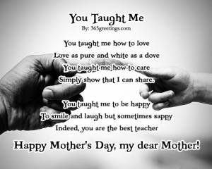 Mothers Day Poems