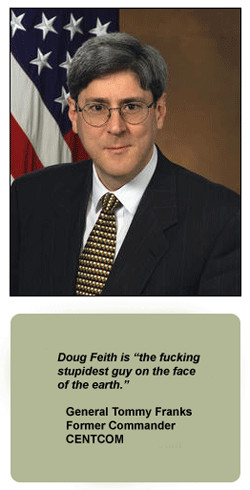 What Doug Feith Left Off His New Website
