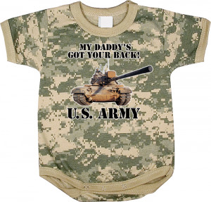 Details about Military Army ACU Digital Camo Print Baby Infant 1PC ...