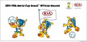 Funny official mascot brazil world cup 2014 hd wallpaper