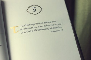To God we belong Quran 2.115