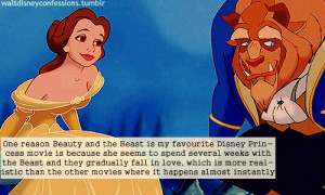 One reason Beauty and the Beast is my favourite Disney Princess movie ...