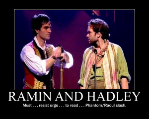 Ramin Karimloo Phantom Of The Opera Movie 2004 Ramin was enjorlras