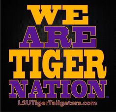 Who's pumped up for some LSU Football? GEAUX LSU TIGERS!!!!! More