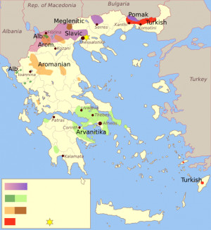 Europe Map Ethnic Groups