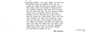 Bob Marley Quotes About Love Hes Not Perfect Bob marley 