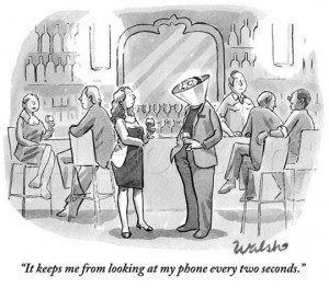 Cell phone addicts