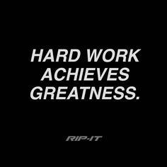 Hard work achieves greatness. #Motivation #inspiration #quote #sports ...