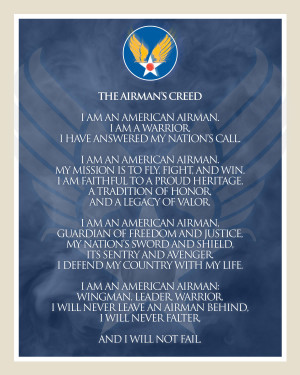 United States Air Force Airman's Creed Image