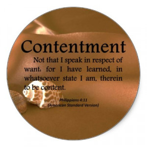 Contentment Quotes Bible Contentment