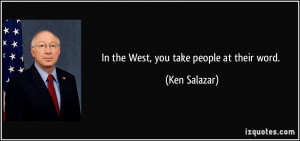 More Ken Salazar Quotes