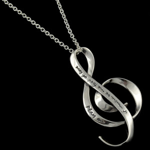 If Music Be the Food of Love Shakespeare Necklace, Quote Jewelry, DVB