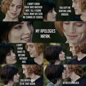 Jasper and Alice from twilight this is my favorite scene of them!
