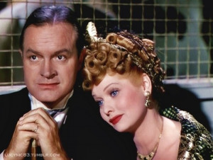 Bob Hope and Lucille Ball.