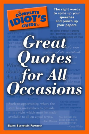 The Complete Idiot's Guide to Great Quotes for All Occasions EBOOK