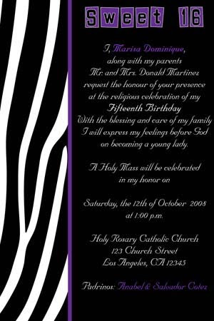 Quinceanera Invitations and Baby Announcements