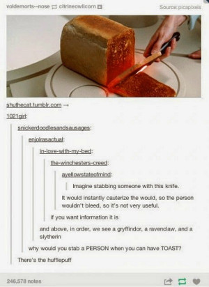 Brought to You by Toast: How to Know if Someone is a Gryffindor ...