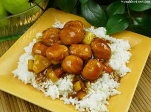 Easy Sweet and Sour Chicken with Rice