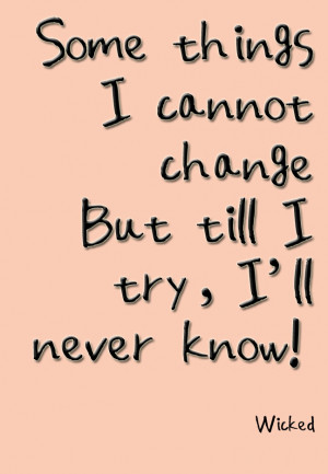 Defying Gravity. | Wicked