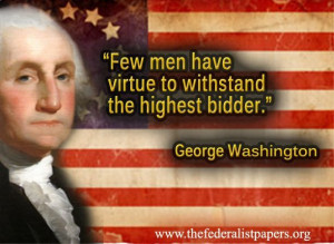 President Washington on free people.