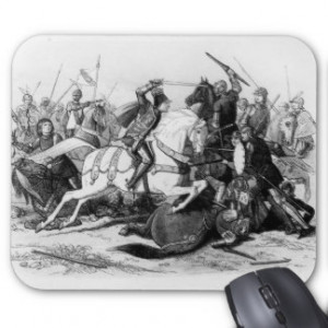 Richard III at the Battle of Bosworth in 1485 Mouse Pad