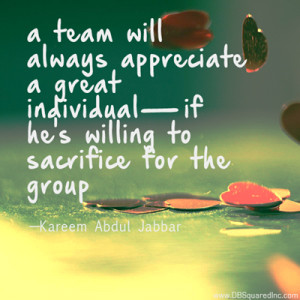 Teamwork quotes Kareem Abdul Jabbar