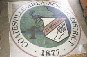 Ceramic Tile School Logo - Coatsville 2 [2 of 13]