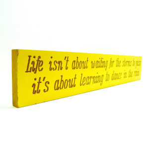 Inspirational Wall Decor : Dance, Love, Sing, LIve Quote Wall ...