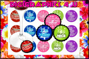 Cute Christmas Sayings Wine Glass Charms 1 inch Images also for ...