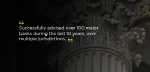 Successfully advised over 100 major banks during the last 10 years ...