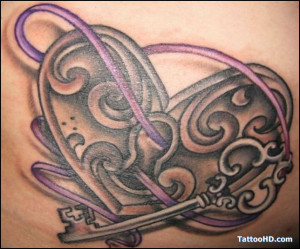 tribal heart tattoos for men , Heart Tattoos