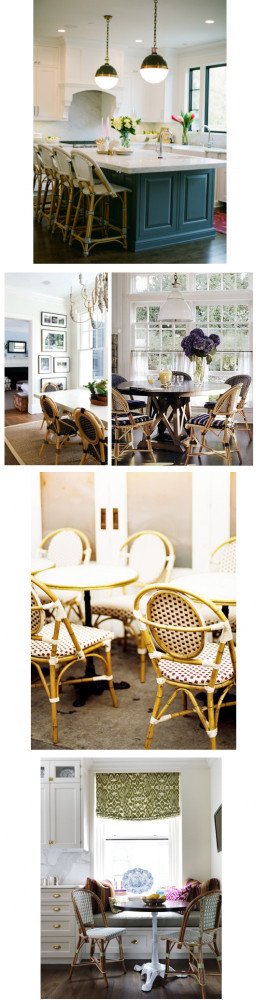 French Bistro Chairs via ariannabelle blog