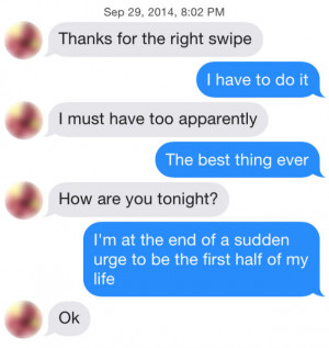 wasn t going to tell random dudes on tinder that i love them that s ...