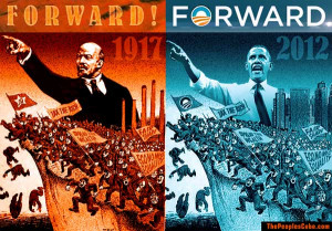 Historical precedents for Obama's Forward slogan.