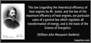 This law (regarding the theoretical efficiency of heat engines by Mr ...