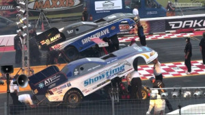 funny cars drag racing