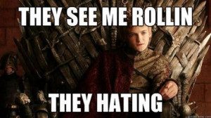 Game Of Thrones King Joffrey hating meme