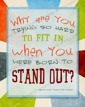 Creative Outbursts: Stand Out! DIY Printable Inspirational Quote by ...