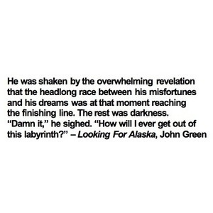 Looking For Alaska Book Quotes